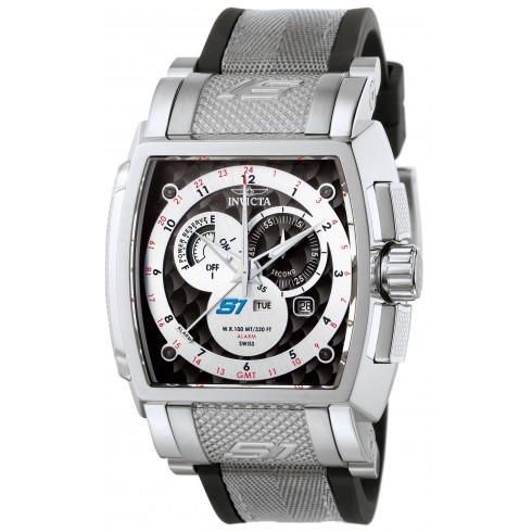 Invicta S1 Black and White Dial Polyurethane and Nylon Quartz Men's Watch 6215 watches