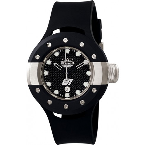 Invicta S1 Black Dial Polyurethane Men's Watch 1942 watches