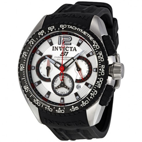 Invicta S1 Racing Chronograph Silver Dial Stainless Steel Men's Watch 1454 watches