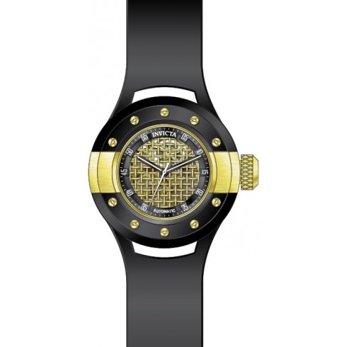 Invicta S1 Rally Automatic Gold Dial Black Polyurethane Men's Watch 20103 watches