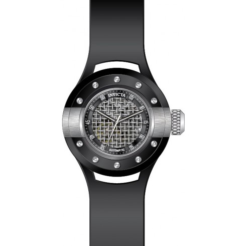 Invicta S1 Rally Automatic Silver and Black Dial Black Polyurethane Men's Watch 20101 watches