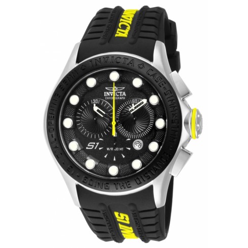 Invicta S1 Rally Black Dial Black Silicone Men's Watch 10838 watches