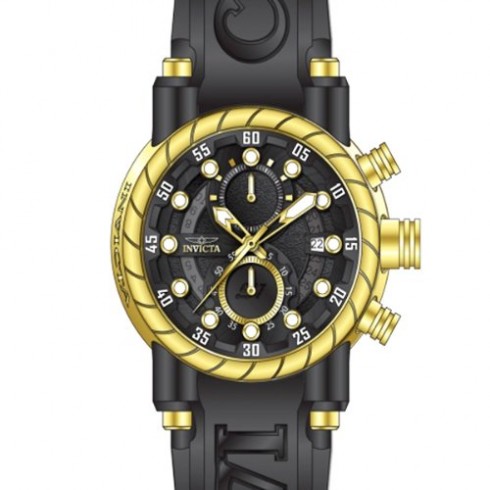 Invicta S1 Rally Chronograph Black Dial Black Polyurethane Band Men's Watch 14185 watches