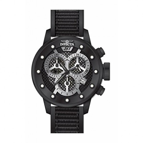 Invicta S1 Rally Chronograph Black Dial Black Polyurethane Men's Watch 19623 watches
