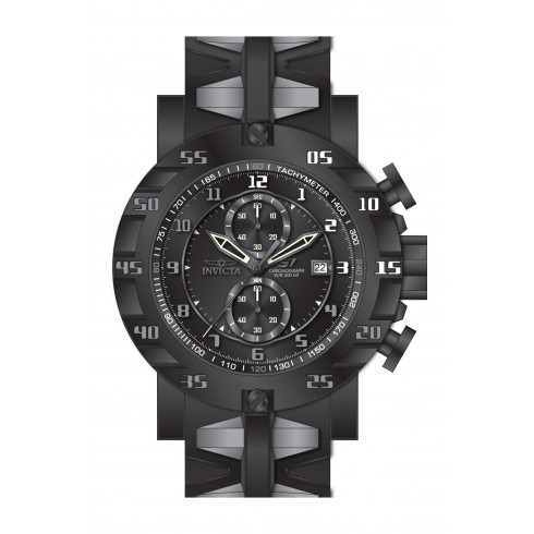 Invicta S1 Rally Chronograph Black Dial Black Polyurethane Men's Watch 19708 watches