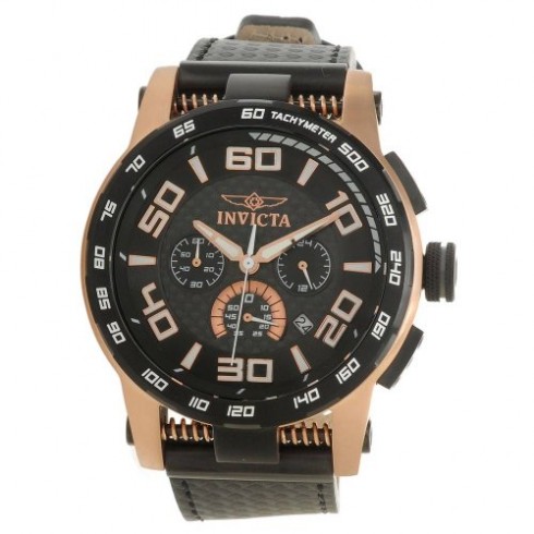 Invicta S1 Rally Chronograph Black Dial Black Silicone Men's Watch 15904 watches