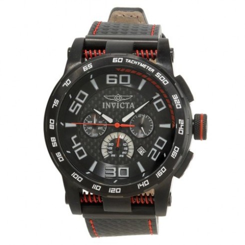 Invicta S1 Rally Chronograph Black Dial Black Silicone Men's Watch 15905 watches