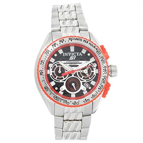 Invicta S1 Rally Chronograph Black Dial Stainlerss Steel Men's Watch 18927 watches
