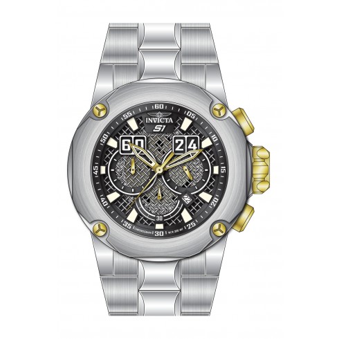Invicta S1 Rally Chronograph Black Dial Stainless Steel Men's Watch 19429 watches