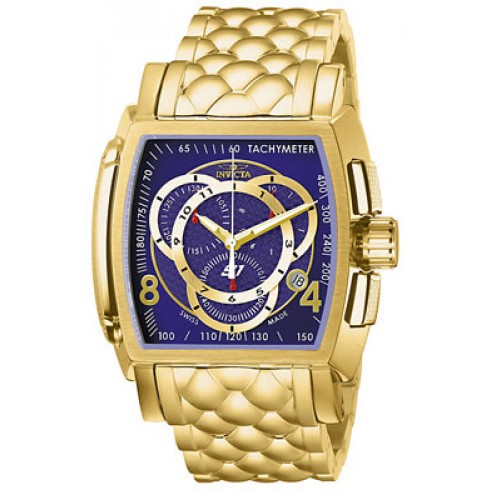 Invicta S1 Rally Chronograph Blue Dial Gold-plated Men's Watch 5780 watches
