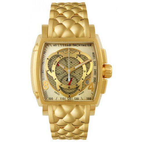 Invicta S1 Rally Chronograph Champagne Dial Gold-plated Men's Watch 5779 watches