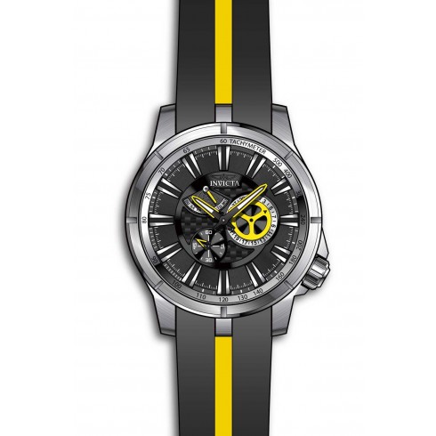 Invicta S1 Rally Multi-Function Black Dial Black and Yellow Polyurethane Men's Watch 20332 watches