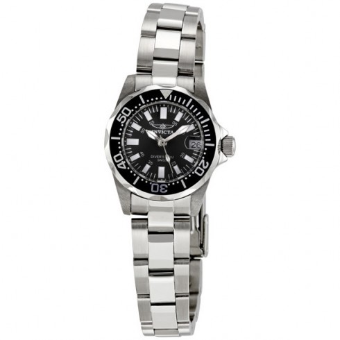 Invicta Sapphire Diver Black Dial Two-Toned Stainless Steel Ladies Watch 7059 watches