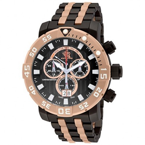 Invicta Sea Base Chronograph Black Dial Black Ion-plated Men's Watch 14257 watches