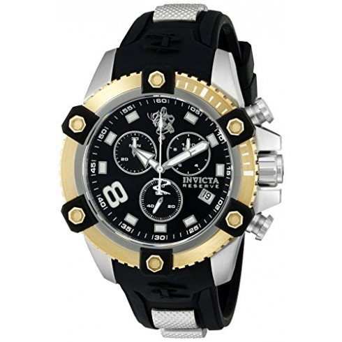 Invicta Sea Base Chronograph Black Dial Black Polyurethane Men's Watch 17974 watches