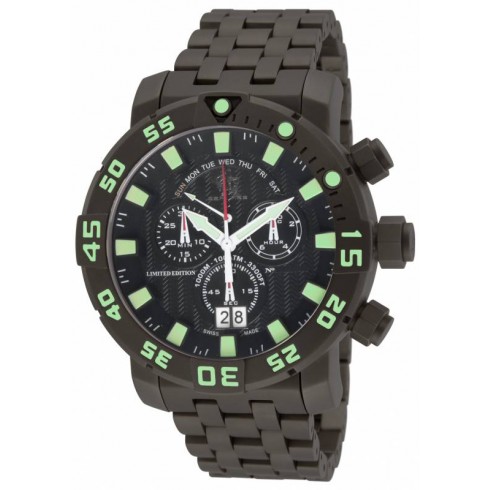 Invicta Sea Base Chronograph Black Dial Black Titanium Men's Watch 14251 watches