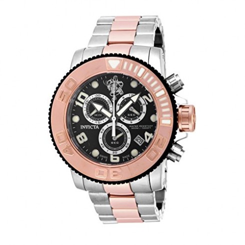 Invicta Sea Base Chronograph Black Dial Two-tone Men's Watch 17992 watches