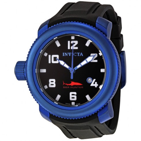 Invicta Sea Hunter Diver Swiss Quartz Blue Bezel Men's Watch 1548 watches