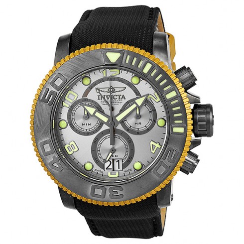 Invicta Sea Hunter Gunmetal Sunray Chronograph Men's Watch 10721 watches