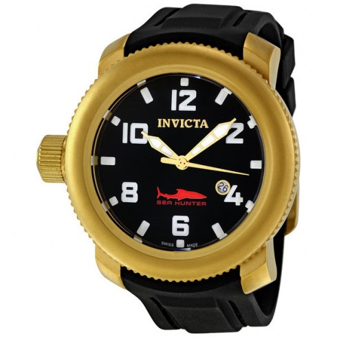 Invicta Sea Hunter Russian Mission Black Dial Men's Watch 1545 watches