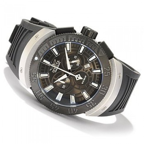 Invicta Sea Scavenger Chronograph Polyurethane Strap Men's Watch 0659 watches