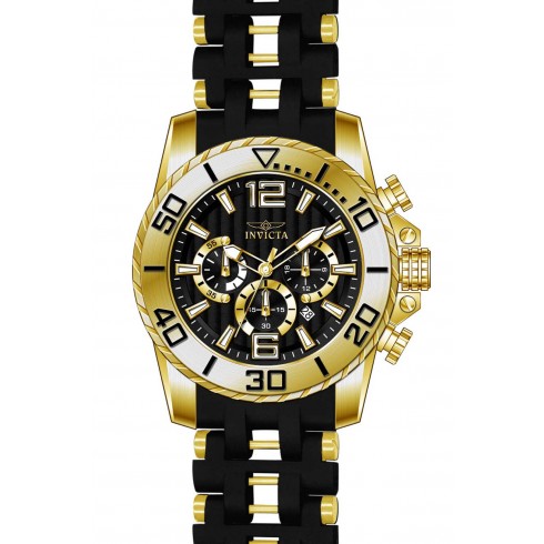 Invicta Sea Spider Chronograph Black Dial Black Polyurethane Rubber Men's Watch 20285 watches