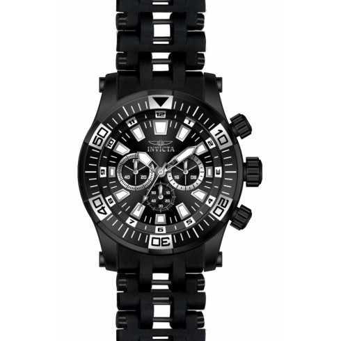 Invicta Sea Spider Chronograph Black Dial Black PVD Polyurethane Men's Watch 14561 watches