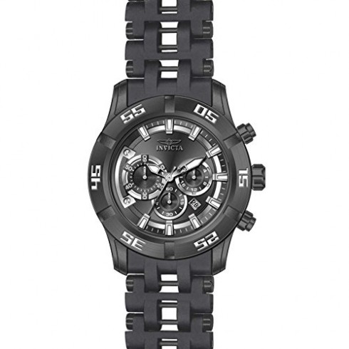 Invicta Sea Spider Chronograph Grey Dial Grey Polyurethane Men's Watch 21820 watches