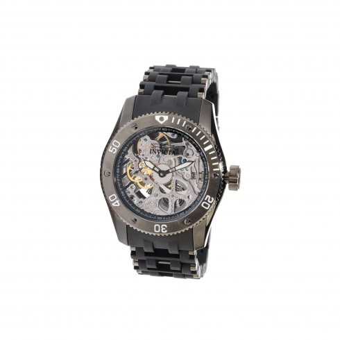 Invicta Sea Spider Mechanical Skeleton Dial Gunmetal-Plated Men's Watch 10354 watches