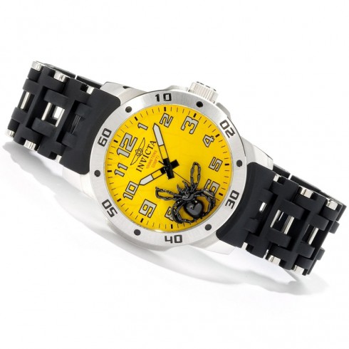 Invicta Sea Spider Quartz Yellow Dial Men's Watch 1121 watches