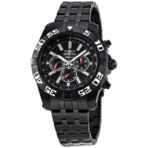 Invicta Signature II Chronograph Black Dial Black Ion-Plated Men's Watch 7304 watches