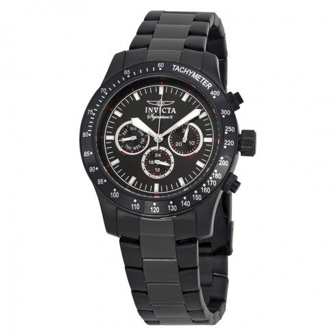 Invicta Signature II Chronograph Black Dial Black PVD Steel Men's Watch 7352 watches