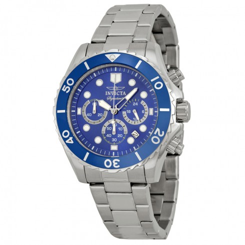Invicta Signature II Chronograph Blue Dial Stianless Steel Men's Watch 7367 watches