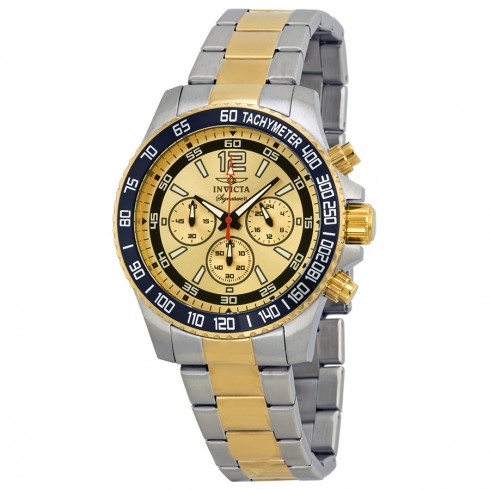 Invicta Signature II Chronograph Gold Dial Two-tone Men's Watch 7408 watches