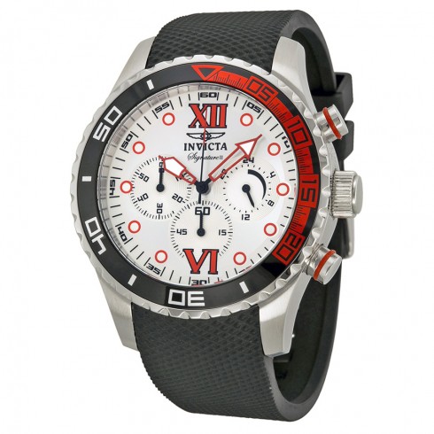 Invicta Signature II Chronograph Silver-tone Dial Stainless Steel Men's Watch 7500 watches