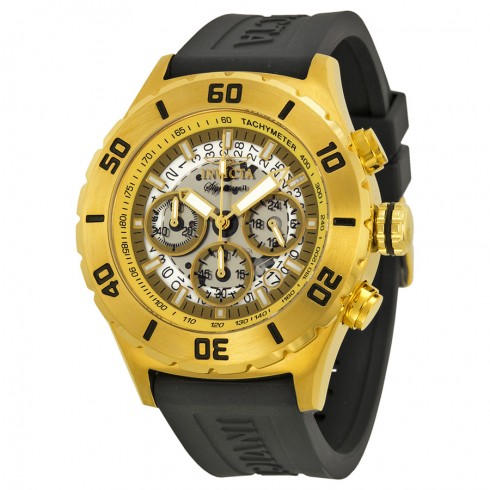 Invicta Signature II Chronograph White Dial Gold-tone Men's Watch 7379 watches