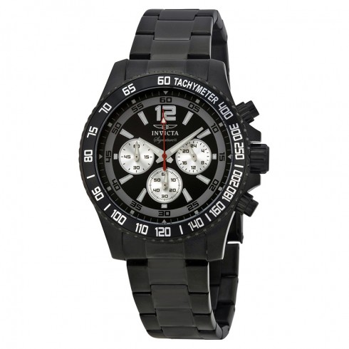 Invicta Signature II Divers Chronograph Black Ion-plated Stainless Steel Men's Watch 7413 watches