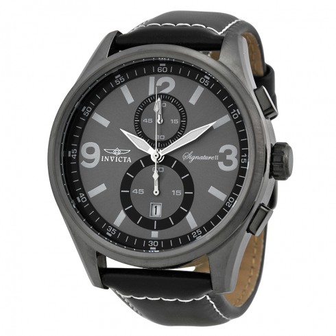 Invicta Signature II Elegant Grey Dial Chronograph Men's Watch 7419 watches