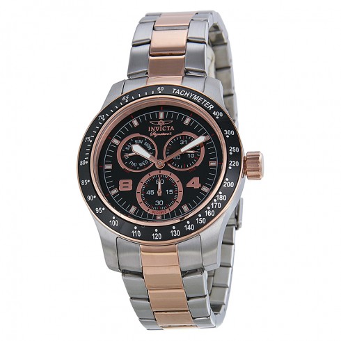 Invicta Signature II Multi-Function Tachymeter Rose Gold Two-tone Men's Watch 7308 watches
