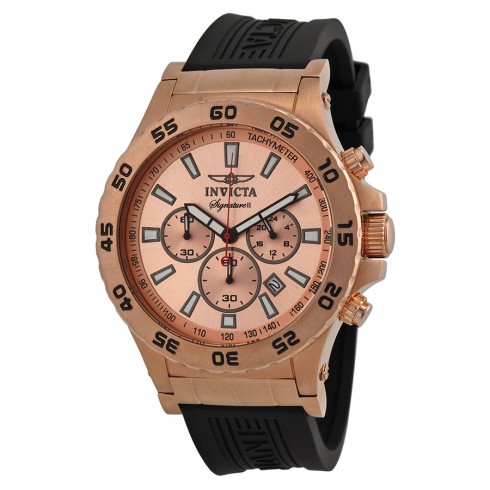 Invicta Signature II Ralford Chrono Rose-Goldtone Men's Watch 7445 watches