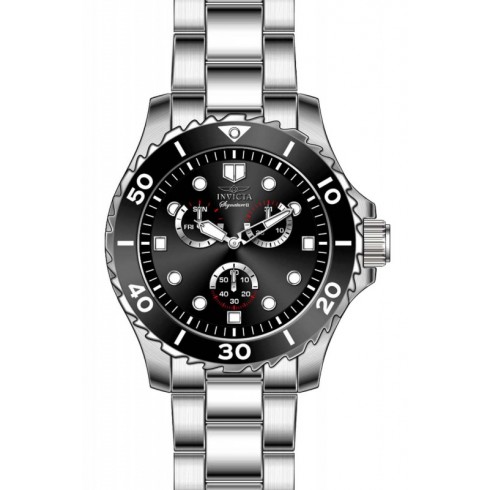 Invicta Signature Lupah Baby Multi-Function Black Dial Stainless Steel Men's Watch 7024 watches