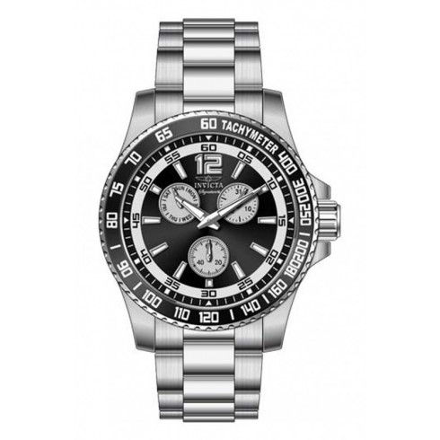 Invicta Signature Multi-Function Black Dial Stainless Steel Men's Watch 7005 watches