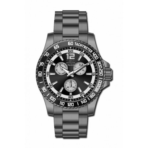 Invicta Signature Pro Diver Multi-Function Black Dial Gunmetal Ion-plated Men's Watch 7011 watches