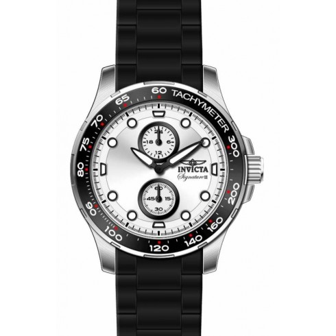 Invicta Signature Silver Dial Back Ion-plated Mens Watch 7080 watches
