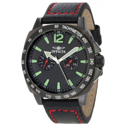 Invicta Specialty Black Dial Black Ion-plated Stainless Steel Men's Watch 0857 watches