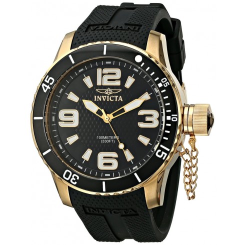 Invicta Specialty Black Dial Black Polyurethane Men's Watch 1672 watches