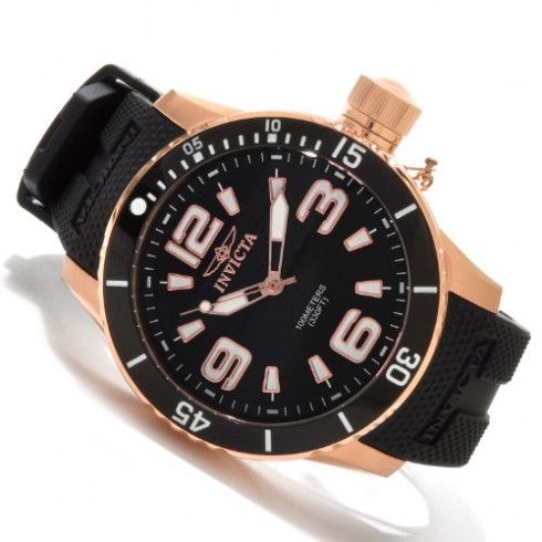 Invicta Specialty Black Dial Black Polyurethane Men's Watch 1673 watches