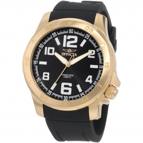 Invicta Specialty Black Dial Polyurethane Quartz Men's Watch 1905 watches