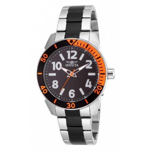 Invicta Specialty Black Dial Two-tone Men's Watch 17967 watches