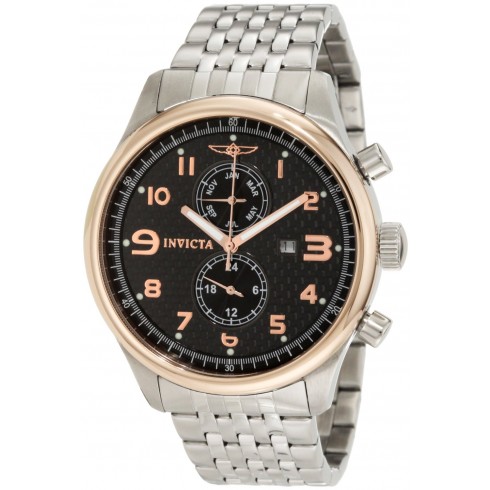 Invicta Specialty Black Dial Two-tone Stainless Steel Men's Watch 10289 watches